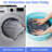 105L Extra Large Storage Bags, Folding Moving Comforter Blanket Storage Bags,Strong Handles&Zippers Clear Window,(Grey/3 Pcs)