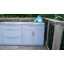 Armoire de bar d'extérieur classique en aluminium gris ardoise 32 po