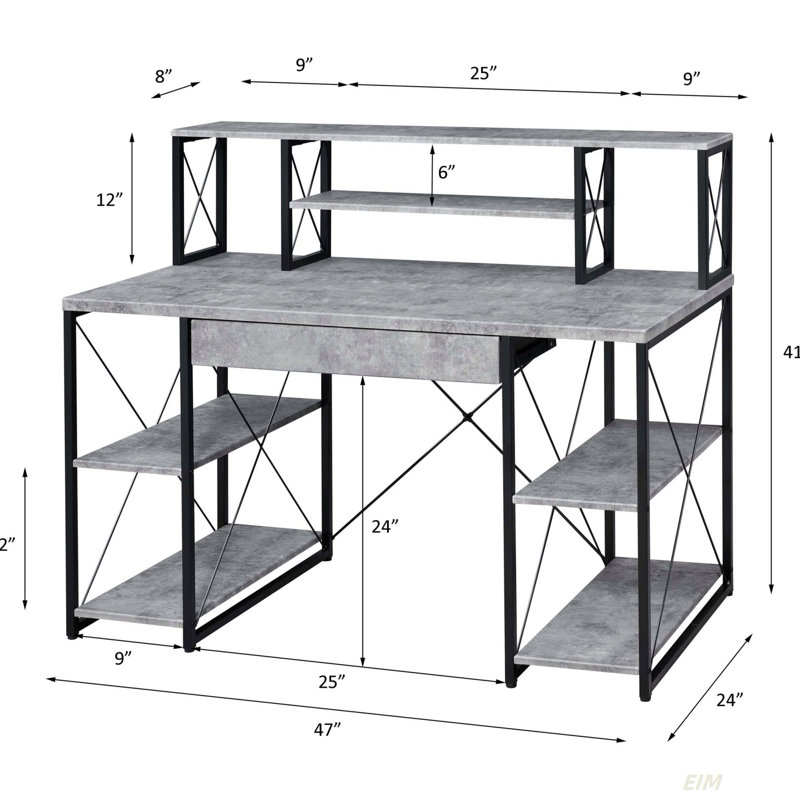 Bureau d'écriture Amiel, Gris