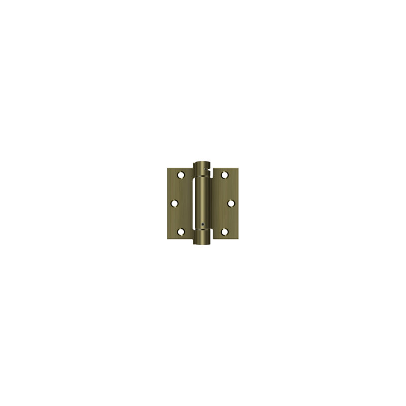 64'' x 64'' Steel Surface Mount Hinge, Antique Brass