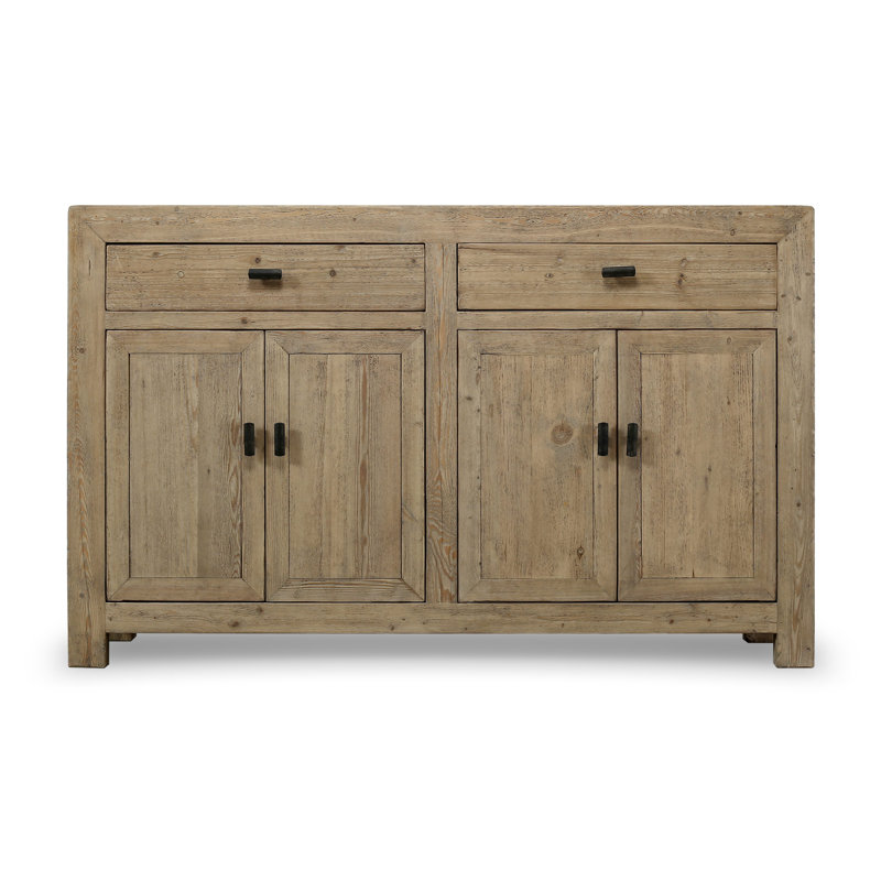 Weathered Neutral Oak Two-Drawer Accent Chest