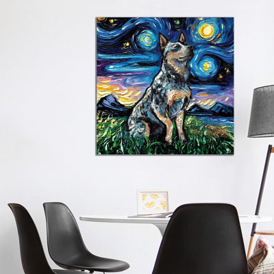 " Blue Heeler Night " by Aja Trier