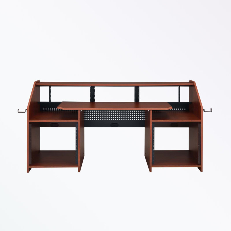 Rectangular Table with 2 Open Compartment, Cherry