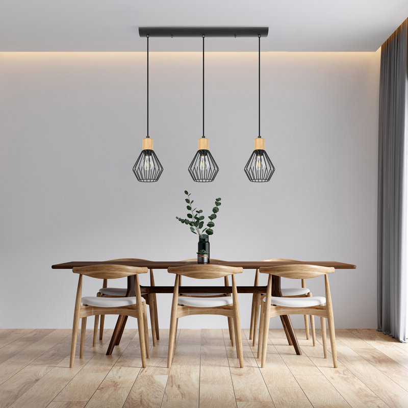 Luminaire suspendu à 3 lumières pour îlot de cuisine