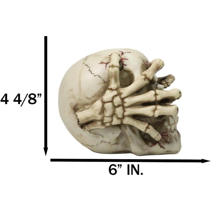 Figurine Ossuary Macabre Evil Skull