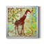 Bali girafe - peinture sur toile encadrée-295302120-295302121