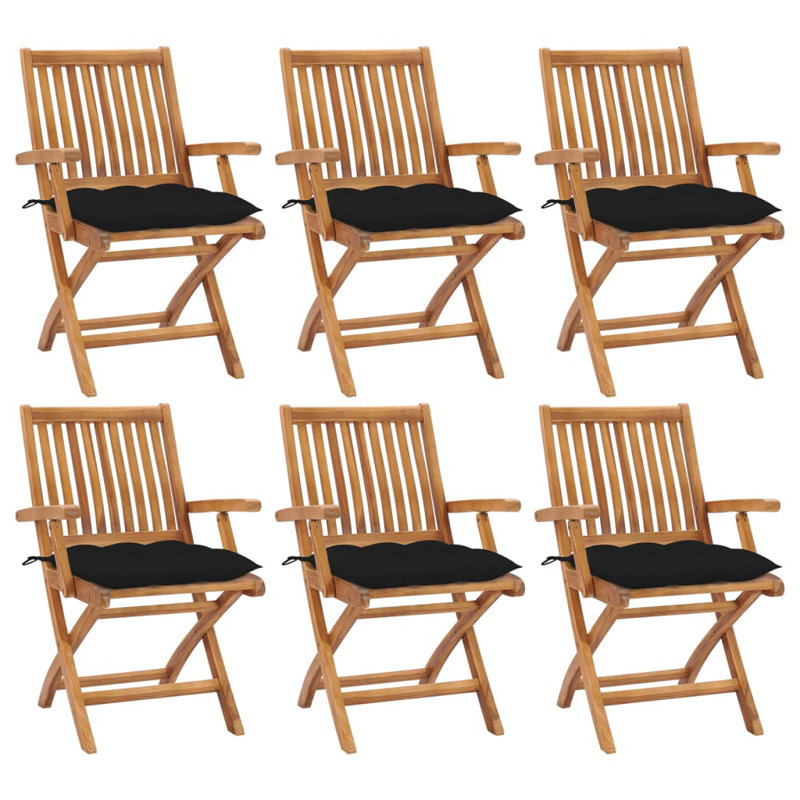 Chaise pliante Red Barrel, Noir