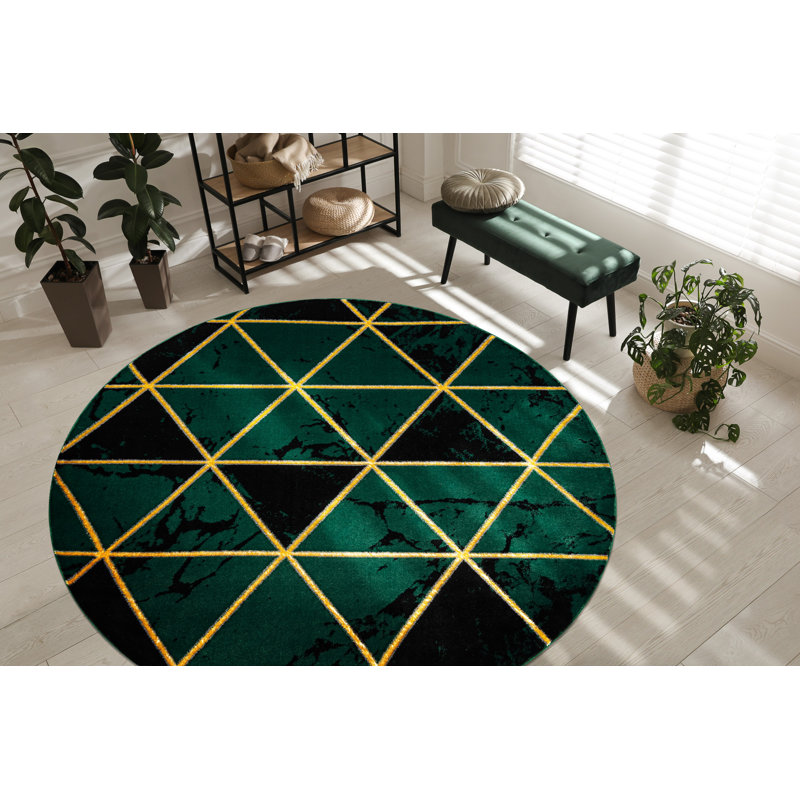 Round Rocksprings Geometric Area Rug, Round 200cm