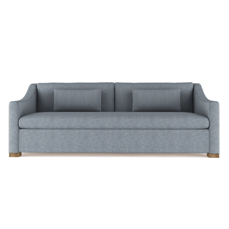 Canapé Crosby, H 32,5 po x l 84 po x P 43 po, Patiné, Brume moelleuse en velours