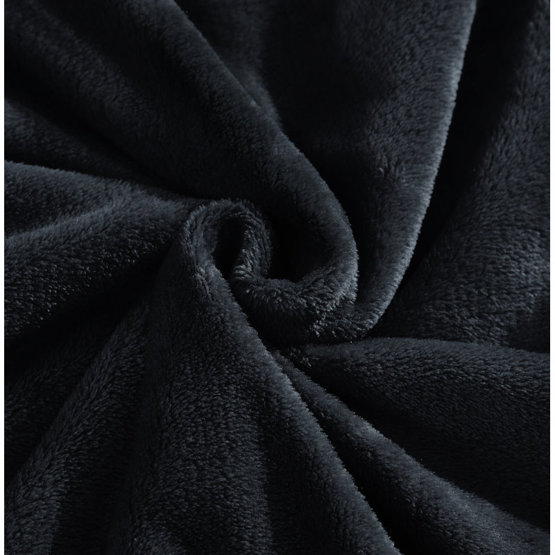 Microfiber Machine Woven Sheet Set, Queen Sheet Set + Fitted Sheet + 2 Pillowcases, Black