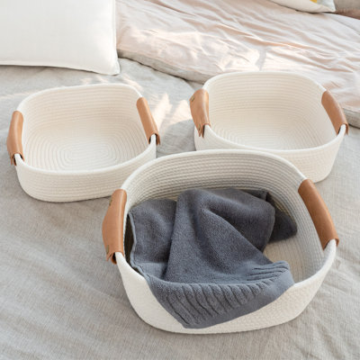 Ensemble de paniers en tissu
