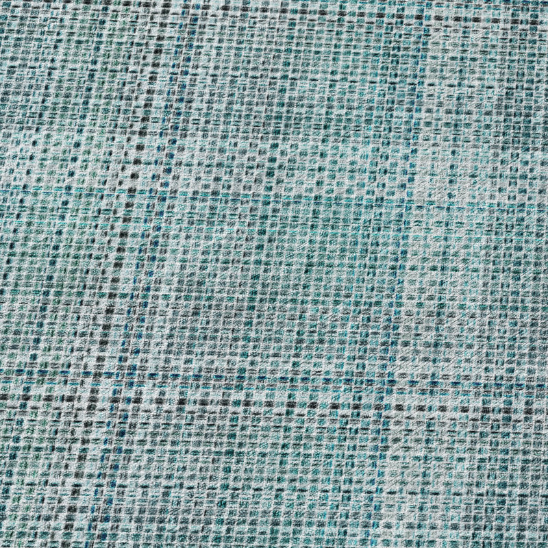 Tapis intérieur / extérieur lavable à la machine Chantille ACN2884, Sarcelle, 10 pi x 14 pi