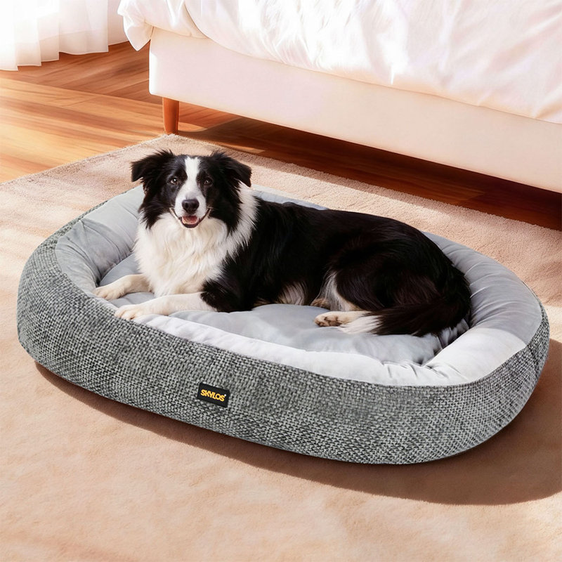 Orthopedic Polyester Pet Bed, Large (15cm H x 95cm W x 72cm D)