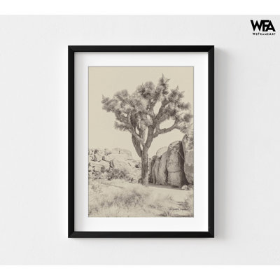 Framed Joshua Tree Prints, Cactus Photography Prints, Sepia Nature Wall Art, Desert Wall Decor,  Desert Picture Frames, Joshua Tree Wall Art