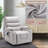 Power Lift Recliner Chair with Massage and Heat for Elderly, with 2 Cup Holders-1296265567