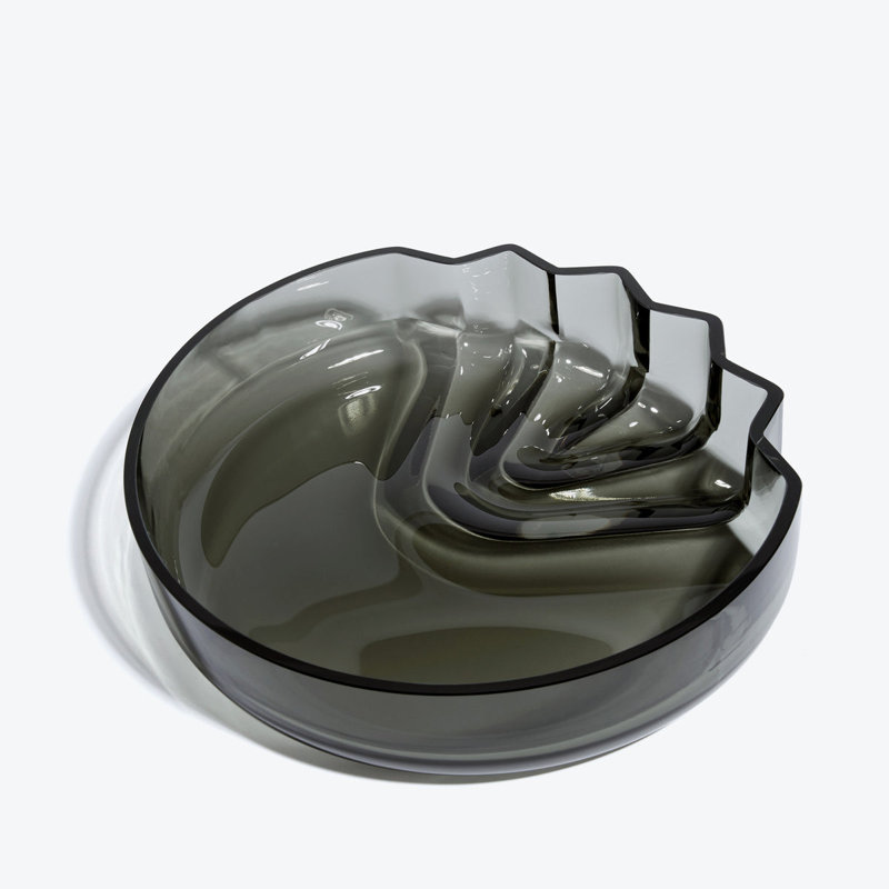 PULSE Decorative Tray, Smoke