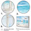 «Tranquility Beachside Windows Horizon II - Coastal Windows», art mural-726052869-726052876
