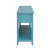 Teal Finish Console Table