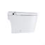 Combinaison de bidet de toilette intelligente avec couvercle / siège ouvert avec capteur de pied, affichage à DEL, buse autonettoyante, siège chauffant, veilleuse, commande à bouton, fermeture douce, chasse automatique, avec télécommande