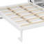 Grand lit escamotable moderne avec deux garde-robe et une tablette de rangement, cadre de lit plateforme pliable en bois pour chambre d'amis, chambre à coucher