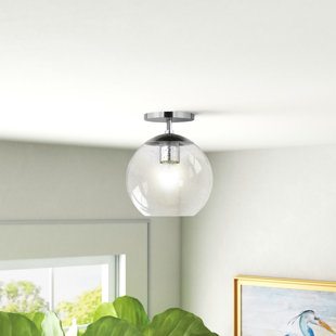 Polished Nickel Versatile Visionary Semi-Flush Ceiling Light