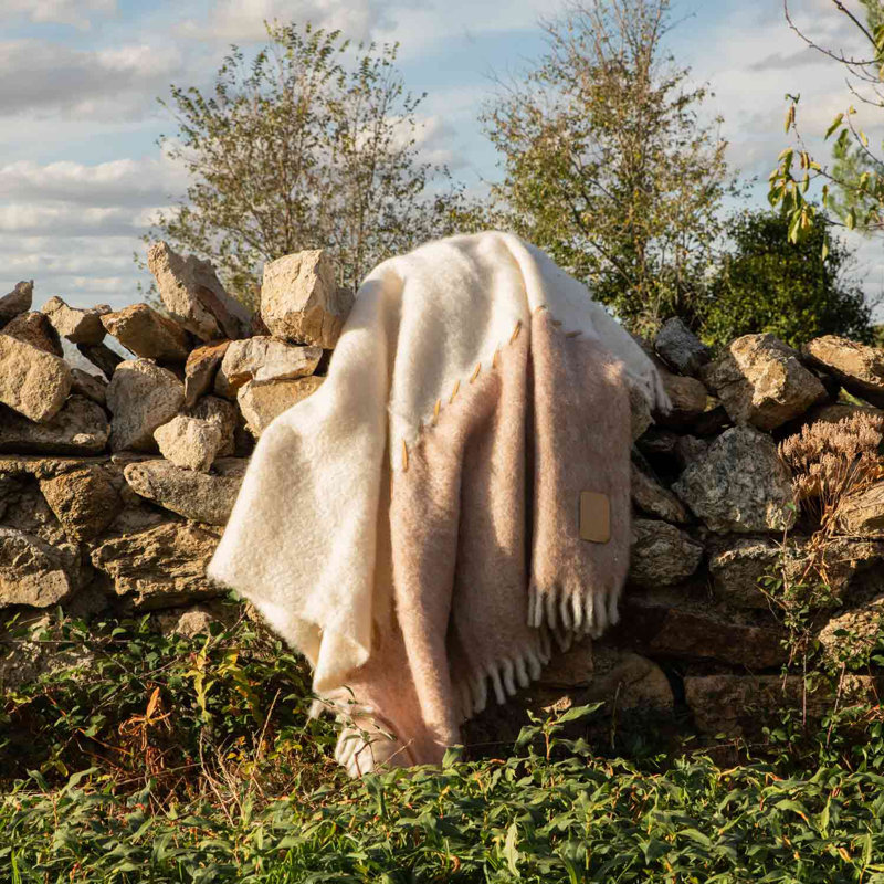 Hand Woven Blanket, Beige