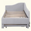 Upholstered L-Shaped Upholstered Daybed With Pop Up Trundle-2077198408