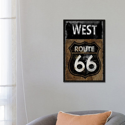Route 66 West by Luke Wilson - Gallery-Wrapped Canvas Giclée on Canvas