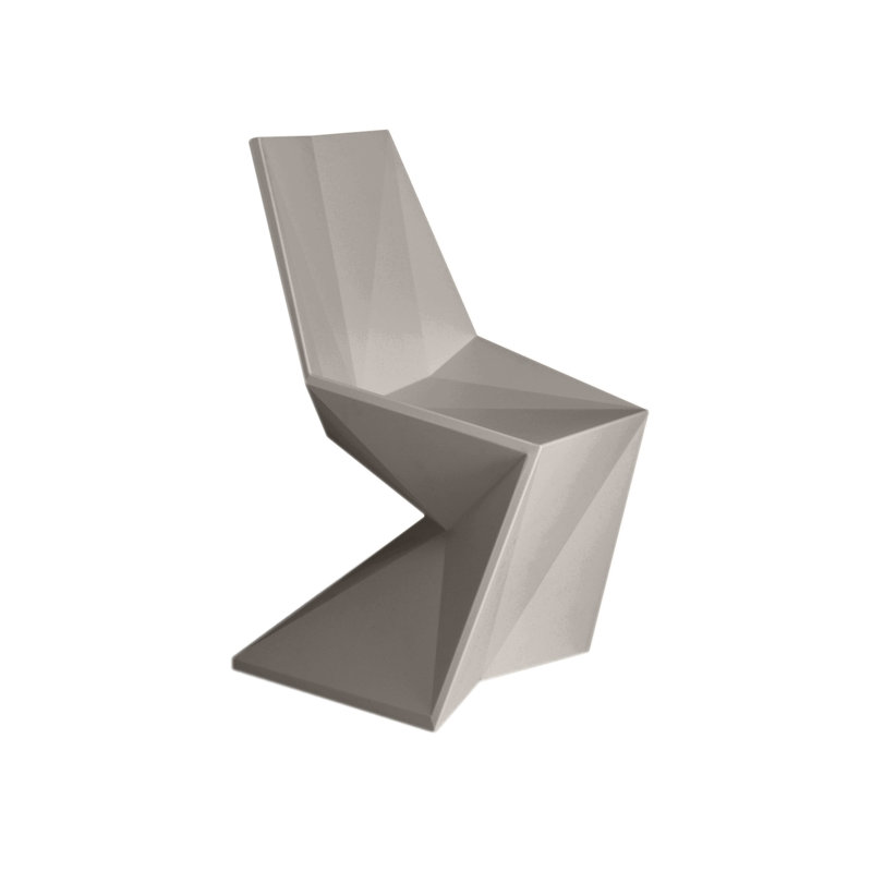 Outdoor Dining Side Chair, Taupe