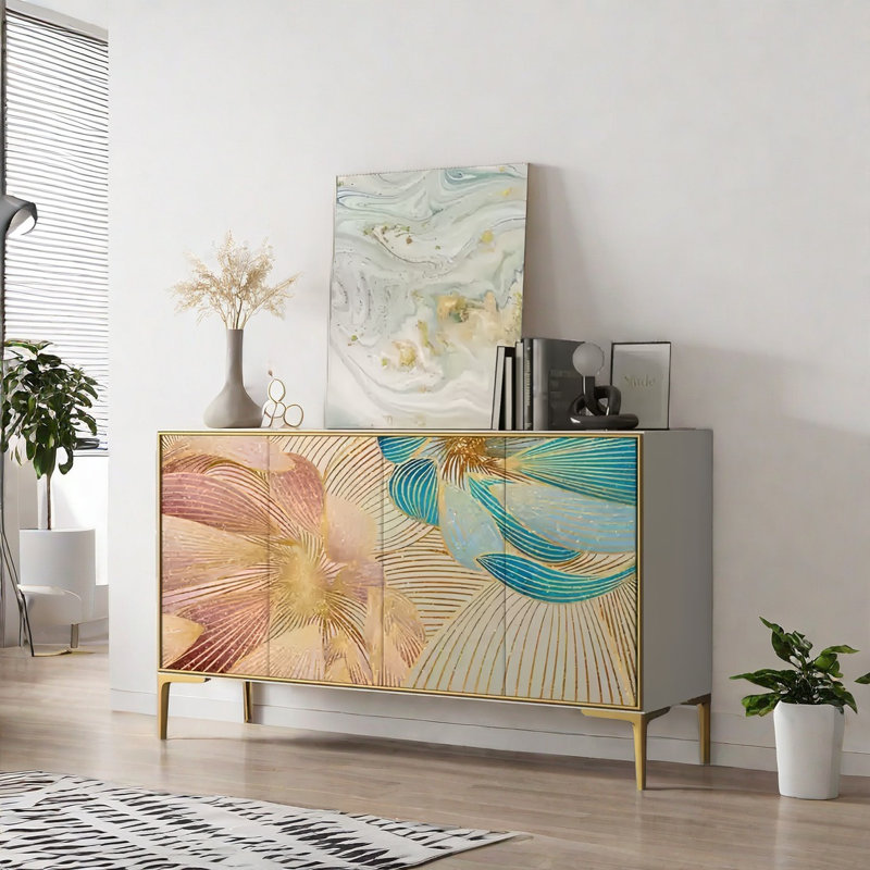 Buffet de luxe moderne et minimaliste