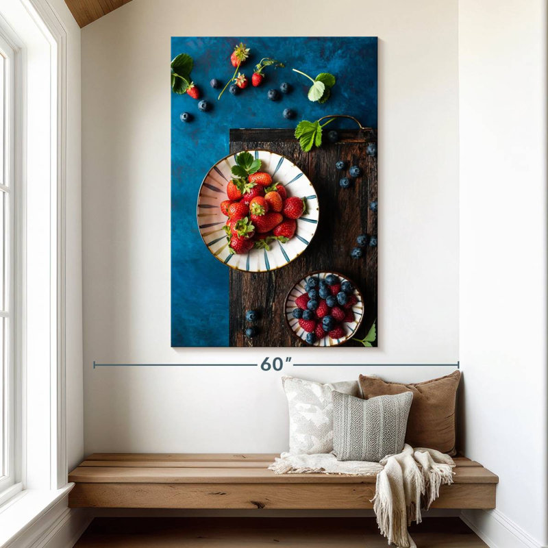 Yarlin Mixed Berries, 51" H x 34" W