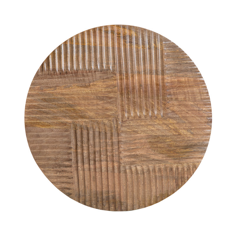 Izzy Natural Wood Wall Decor Medallion