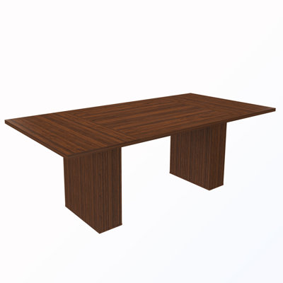 Rectangular Dining Table with Storage Base