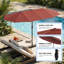 Parasol de marché double face 15 pi avec base robuste-291150057