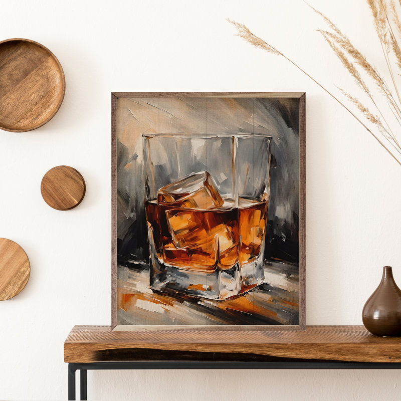Verre à whisky, H 20 po x l 16 po