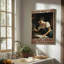 Fille - I Clean, I Drink Gallery - toile tendue - salle de bain et buanderie, décor blanc et bleu-25217756
