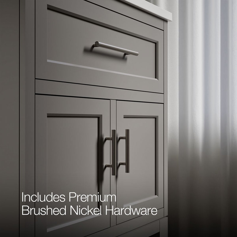 Quo 31" Single Bathroom Vanity Set, Mohair Gray