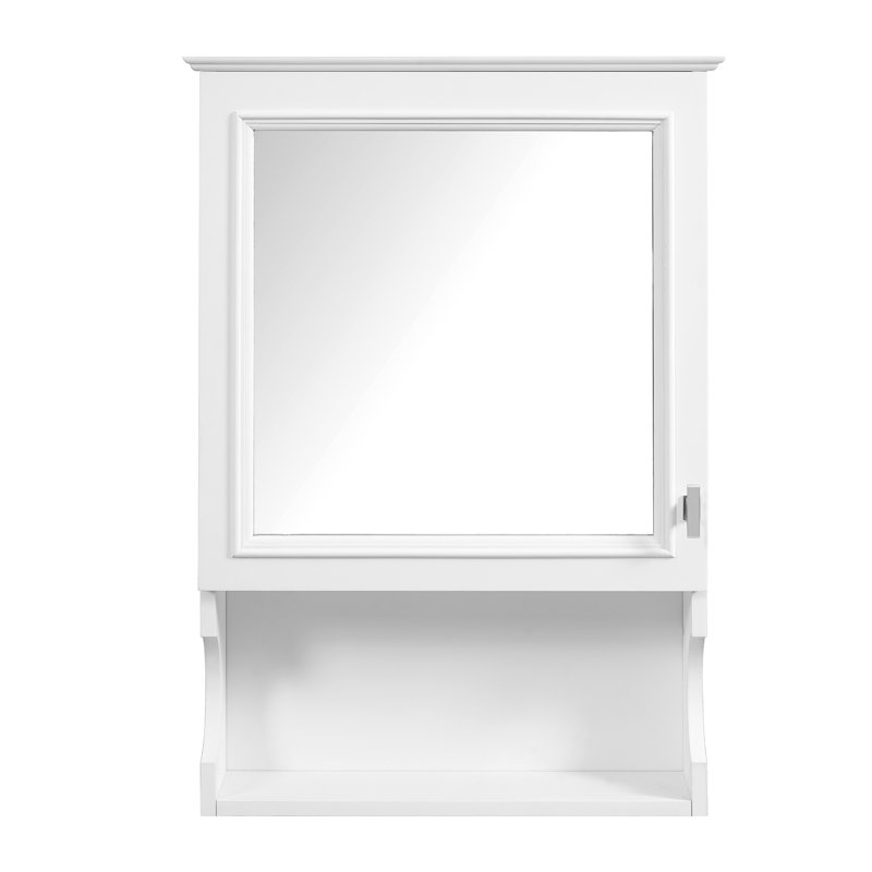 Armoire de rangement murale avec miroir 20 po avec porte