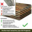 10 planches en bois récupéré Luxdecor pour mur - 10 pièces Easy Nail-up Shiplap