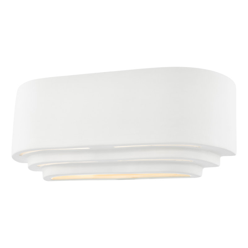 Quavious Ceramic Flush Mounted Sconce