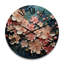 Horloge murale surdimensionnée en fleurs-1847324998