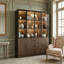 Vitrine 3 tiroirs H 78,7 po x l 63 po avec porte vitrée et lumières DEL