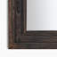 Loora Solid Wood Wavy Hallway Wall Rectangle Mirror - Slatted Fluted Wood Finish