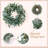 22" Green Eucalyptus Wreath
