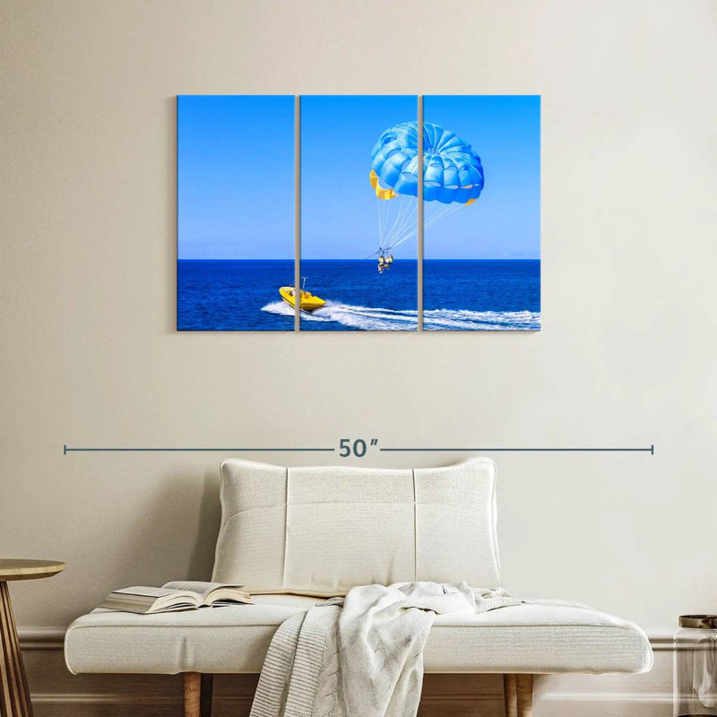 Blue Sea Parasailing, 24" H x 38" W