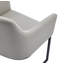 Fauteuil en cuir gris clair Serena Serena-91028796