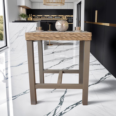 Aliyaha Bar Table - Greywash