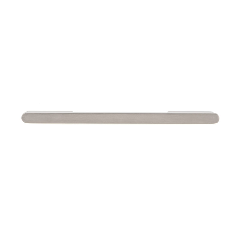 Poignée barre 6 5/16 po en métal, Nickel brossé