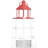 2 Piece Aluminum Tabletop Pillar Set-974711982-974711983