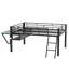 Lit mezzanine avec bureau Gaming Mid